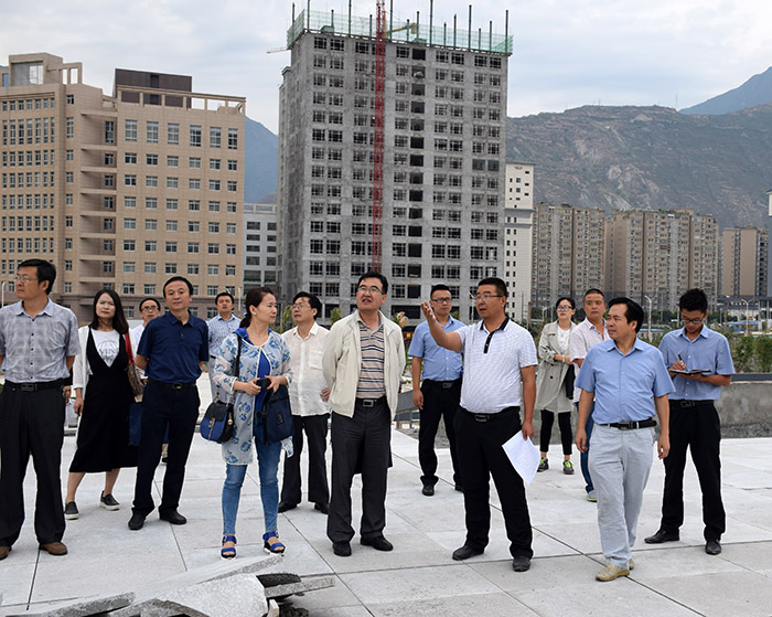 省、市聯(lián)合工作組蒞臨階州廣場(chǎng)檢查指導(dǎo)工作